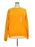 Kim Rogers 100% Cotton Solid Yellow Pullover Sweater Size XXL - photo 1