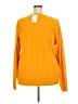 Kim Rogers 100% Cotton Solid Yellow Pullover Sweater Size XXL - photo 2