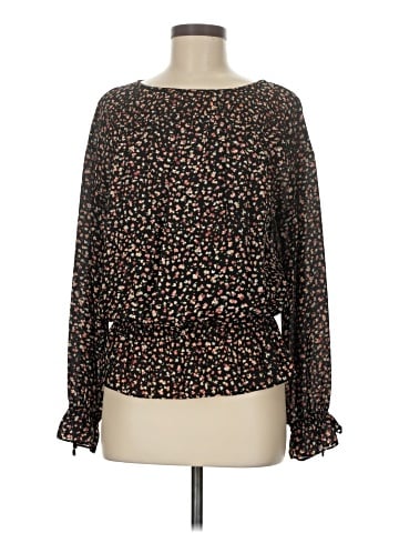 Kaari Blue Long Sleeve Blouse (view 1)