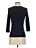 Wrap Black 3/4 Sleeve Top Size 4 - photo 2