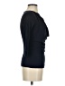 Wrap Black 3/4 Sleeve Top Size 4 - photo 4