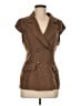 Shein 100% Polyester Brown Blazer Size 6 - photo 1