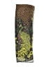 Unbranded 100% Polyester Yellow Black Scarf One size - photo 2