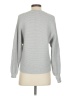 T Tahari Solid Silver Pullover Sweater Size S - photo 2