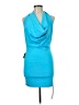Attention Blue Cocktail Dress Size M - photo 1