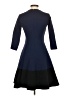 Lisa Perry Color Block Blue Casual Dress Size 2 - photo 2