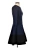 Lisa Perry Color Block Blue Casual Dress Size 2 - photo 4