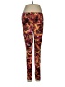 No Boundaries 100% Polyester Paisley Burgundy Leggings Size M - photo 1
