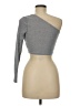 Shein Gray Long Sleeve Top Size 6 - photo 2