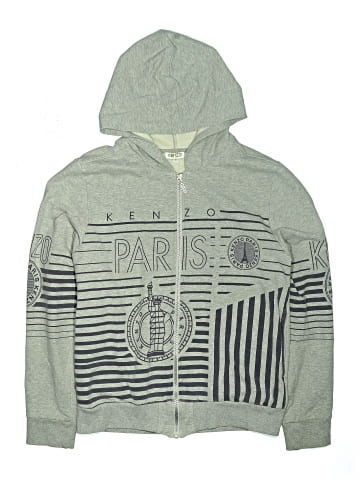 Kenzo Kids Zip Up Hoodie (view 1)