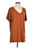 Zenana Brown Short Sleeve T-Shirt Size S - photo 1