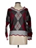 Unbranded 100% Polyester Argyle Red Gray Pullover Sweater Size L - photo 1