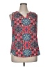 Renee C. Red Sleeveless Blouse Size XL (estimated) - photo 1