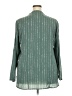 Timeson 100% Polyester Green Long Sleeve Blouse Size XXL - photo 2