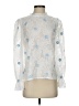 Shein 100% Polyester White Long Sleeve Blouse Size 4 - photo 1