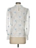 Shein 100% Polyester White Long Sleeve Blouse Size 4 - photo 2