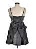 Mustard Seed Metallic Gray Black Cocktail Dress Size L - photo 2