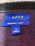 Apt. 9 Purple Pullover Sweater Size M - photo 7