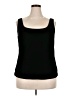 Alex Evenings Black Sleeveless Top Size 2X - photo 1