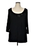 Logix Black 3/4 Sleeve Top Size 1X - photo 1