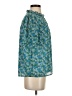 J.Crew 100% Polyester Teal Short Sleeve Blouse Size XS - photo 4