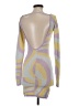 Superdown Graphic Yellow Cocktail Dress Size XS - photo 2