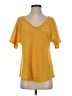 LoveRiche Yellow Short Sleeve T-Shirt Size XS - photo 1