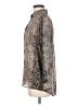 Sweet Rain 100% Polyester Animal Print Gray Long Sleeve Blouse Size M - photo 5