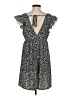 Unbranded Print Gray Black Casual Dress Size S - photo 2