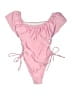 REVAMPED Solid Pink One Piece Swimsuit Size XS - photo 2