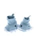 Baby Aspen 100% Cotton Blue Booties Size 0-3 mo - 6-9 mo Kids - photo 2