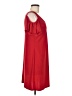 MSK Solid Red Casual Dress Size M (petite) - photo 4