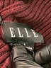 Elle Burgundy Turtleneck Sweater Size L - photo 7