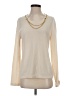 St. John 100% Cashmere Ivory Cashmere Pullover Sweater Size S - photo 1