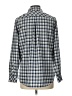 Vineyard Vines 100% Polyester Checkered-gingham Blue Long Sleeve Blouse Size 10 - photo 2