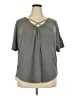 Massini Gray Short Sleeve Top Size 2X - photo 1