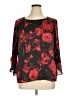 AB Studio 100% Polyester Red Cardigan Size XL - photo 1