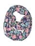 i.Q. Authentic Brand 100% Polyester Floral Pink Purple Scarf One size - photo 1