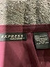 Express 100% Polyester Hearts Burgundy Formal Skirt Size 11 - 12 - photo 4