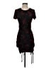 Unbranded Graphic Black Cocktail Dress Size S (estimated) - photo 1