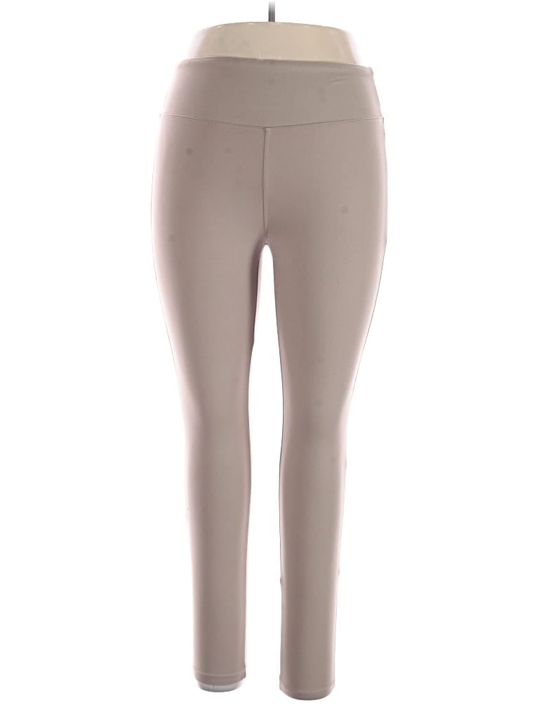 Pre-owned Zenana Active Pants In Gray