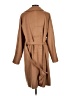 Escada 100% Cupro Solid Tan Coat Size EU 44 / US 14 - photo 2