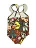 Carter's Floral Brown One Piece Swimsuit 9-12 MO / 12 MO - photo 2