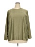 DKNY Jeans Green Long Sleeve Blouse Size 3X - photo 1