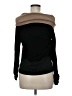 Premise Studio Color Block Brown Cardigan Size M - photo 2