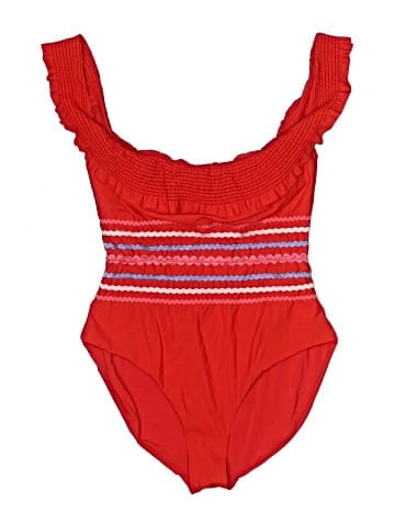 Red Carter One Piece Swimsuit (view 1)