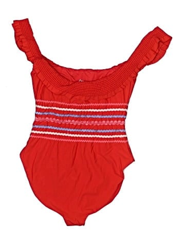Red Carter One Piece Swimsuit (view 2)