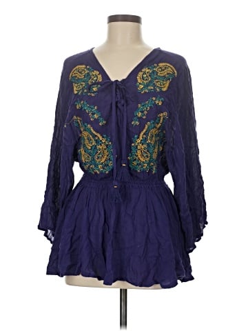 Jachs Girlfriend 3/4 Sleeve Blouse (view 1)