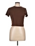 Shein Brown Short Sleeve T-Shirt Size L - photo 1