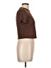 Shein Brown Short Sleeve T-Shirt Size L - photo 4